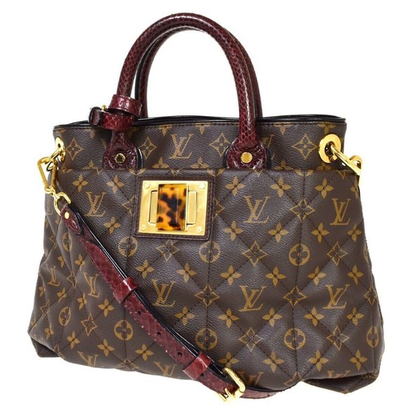LOUIS VUITTON RARE EXOTIC ETOILE GM 2- WAY TOTE RETAILED FOR $7200.00 (IN 2012) - Picture 1 of 14